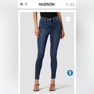 Hudson Barbara High Waist Skinny Ankle Jeans